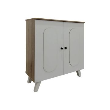 Pantofar Cathi Alb 80x34x95 cm