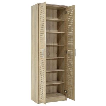 Pantofar Sante Pakketo, sonoma - maro - nuc - alb - antracit, 60x37x183 cm