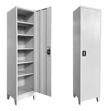 Vestiar metal Koya Gri deschis 50x45x190 cm