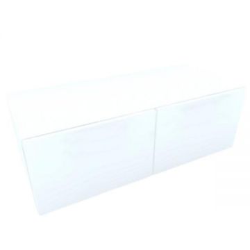 Armonia Comoda alba cu 2 usi "push" Mdf Alb mat