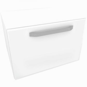 Armonia Comoda alba cu o usa cu maner front MDF Alb lucios