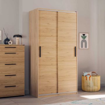 Dulap Haine Adore Slide Compact, 2 usi glisante, 94 x 182 x 52 cm