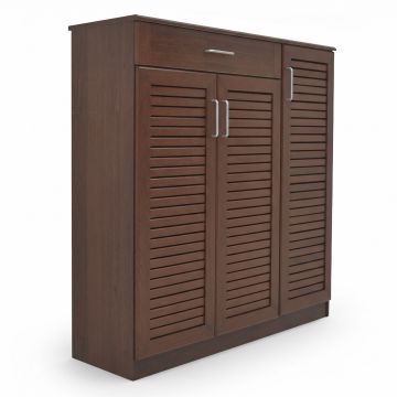 Dulap pantofi Sante 30 perechi nuc 120x37x123 cm