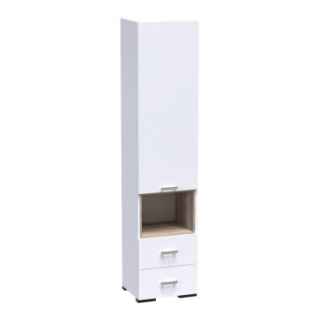 Dulap soldat Toscana  Alb 50x42x222 cm