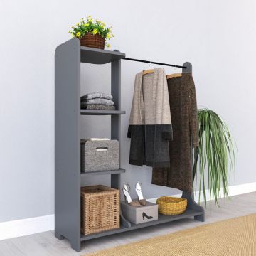 Mobilier hol Renesmee, Antracit, 106x45x128 cm