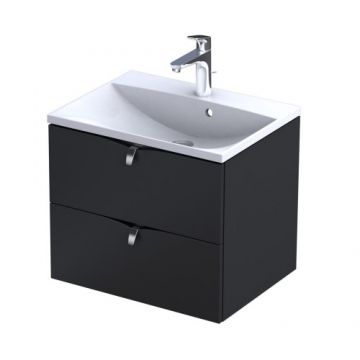 Mobilier suspendat Oristo Siena 60 cm, negru mat - Dimensiune 60 cm