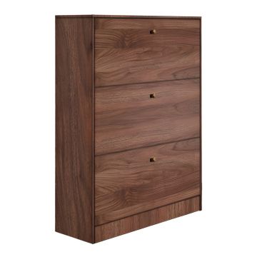 Pantofar cu setare Warat  Nuc deschis 80x24x112 cm
