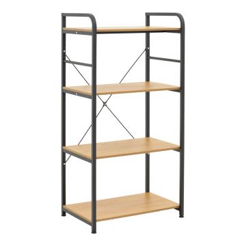 RAFT DE podea Depo, MDF, Negru, 60x40x120 cm