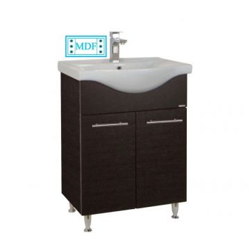 Set Baza front MDF si Lavoar seria 153, 60 cm, wenge