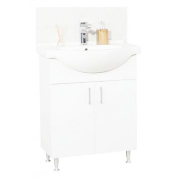 Set Baza si Lavoar, seria 005, ECO 65 alb
