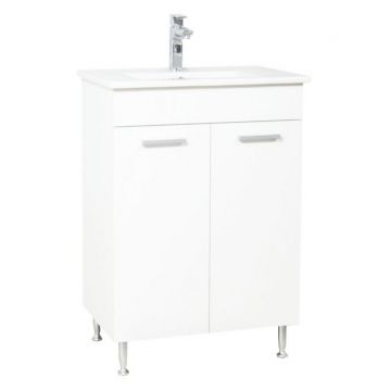 Set Baza si Lavoar seria 067, 50 cm, alb