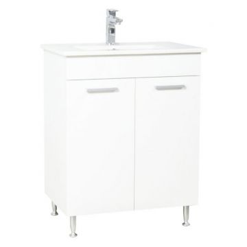 Set Baza si Lavoar seria 067, 60 cm, alb