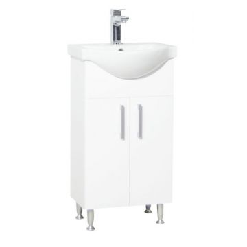 Set Baza si Lavoar seria 101, 45 cm, alb