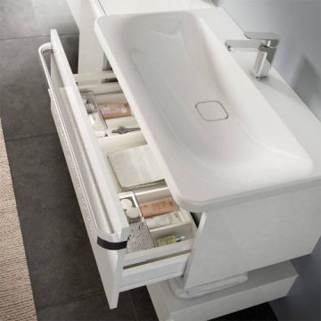 Set mobilier Ideal Standard Tonic II, 60 cm, alb cu lavoar - Dimensiune 60 cm