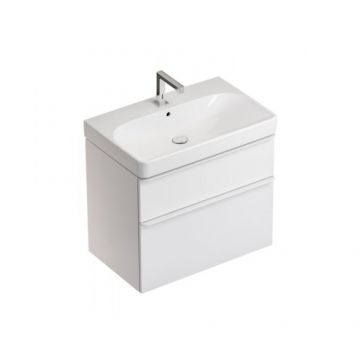 Set mobilier suspendat Geberit Smyle cu lavoar 90 cm, alb - Dimensiune 90 cm