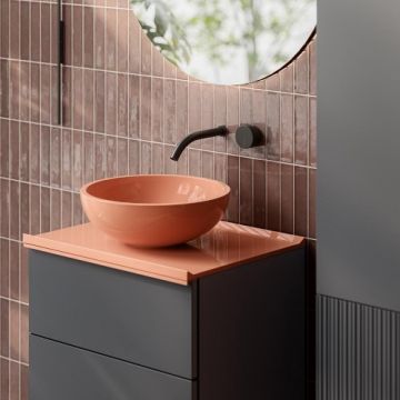Blat lavoar Sanswiss Rigo 120 cm, cu orificiu lateral - Dimensiune 120 cm