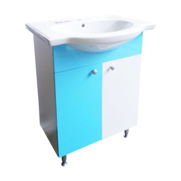 Masca chiuveta / lavoar baie Selena  60 cm  bleu