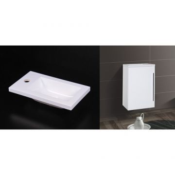 Set dulap si lavoar Almeria 40 - Wellis - Dimensiune 40 cm