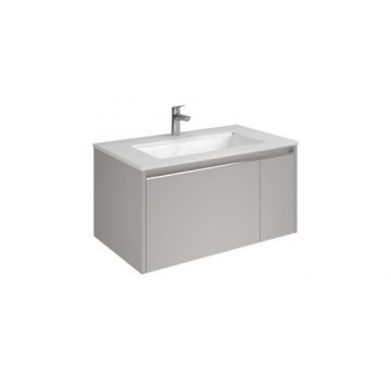 Set mobilier Cielo Savinidue cu lavoar ceramic - Dimensiune 81cm