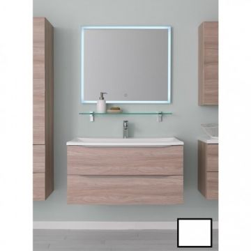 Set Mobilier Suspendat + Lavoar Tara Stejar Satin 70x50x45 cm - KolpaSan - Dimensiune 70 cm