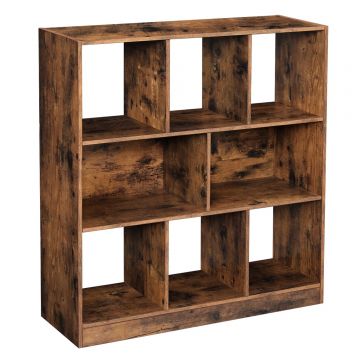 Biblioteca mini, maro, 86x28x94.5 cm