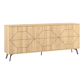 Bufet Bufel, Pako World, Natural, 181x35x77 cm