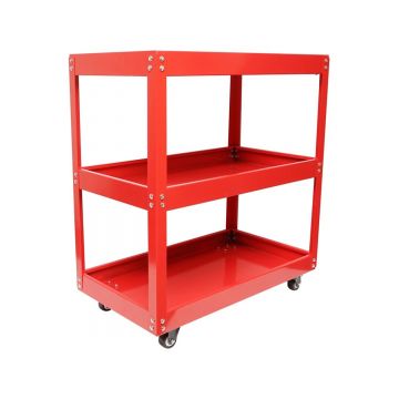 Carucior metalic pe roti cu 3 rafturi pentru scule 760x710x355mm, Cod: DISGP60,