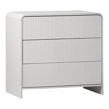 Comoda Zeplen Alb 80x40x75 cm