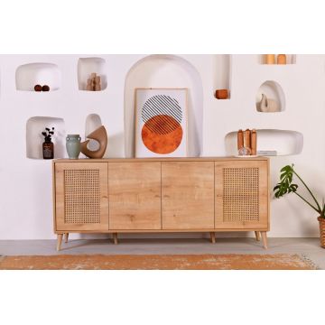 Consolă Hazeran Stejar 180x81x41 cm