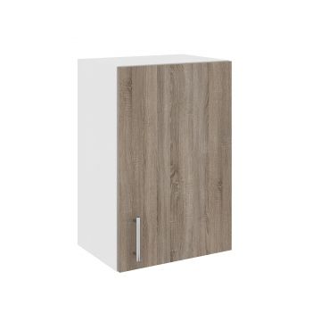 Corp Superior Karo, 1 Usa, Stejar Sonoma Inchis/Alb, 40 x 30 x 60 cm