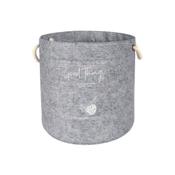 Cos de pasla ALS-03648 Gri 27x27 cm