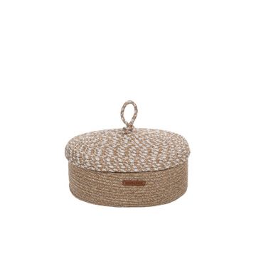 Cos decorativ (Bumbac 100%) 9035119 Natural 25x15x34 cm