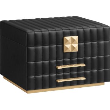 Cutie de bijuterii Songmics Negru 24x21.5x15.8 cm