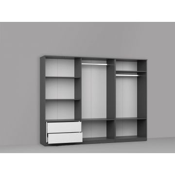 Dressing Dormitor Gri 247,4 cm - C13