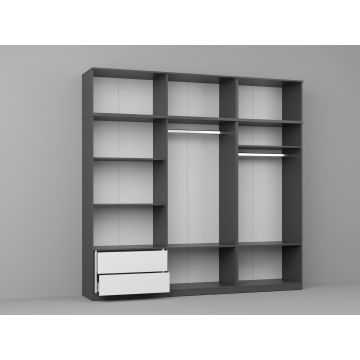 Dressing Dormitor Gri 247,4 cm - C14