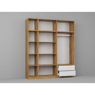 Dressing Dormitor Stejar Auriu 205,4 cm - C10