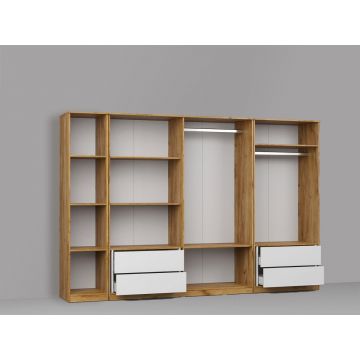 Dressing Dormitor Stejar Auriu 288,4 cm - C15