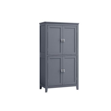 Dulap baie Vasagle Gri 60x30x110 cm