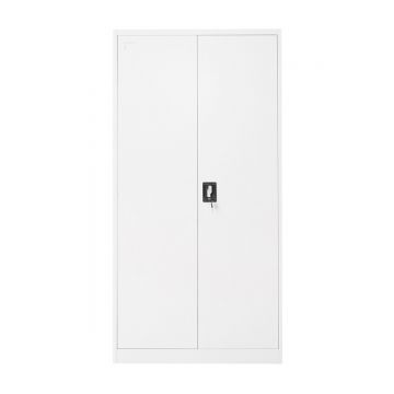 Dulap metalic fiset 1800x900x400mm cu 2 usi securizate, 4 polite, gri, Cod: BK92936, Brand: BRECKNER GERMANY