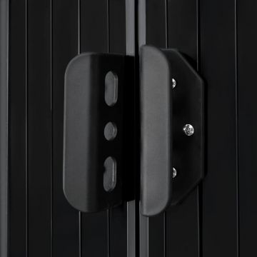 Magazie de gradina, antracit, otel