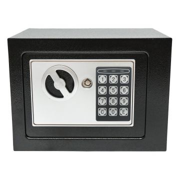 Seif metalic cu inchidere electronica si 2 chei 230x170x165mm, Cod: DISMW07