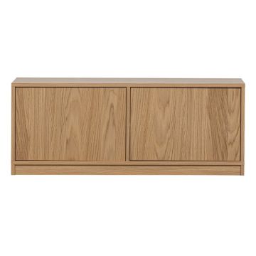 Comodă TV modulară cu aspect de lemn de stejar 110x44 cm Modulair – vtwonen