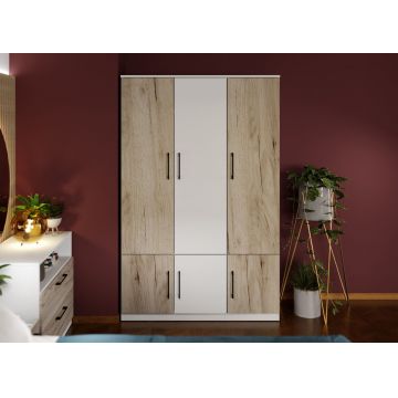 Dulap Relax Alb / Stejar k02 - C124/03