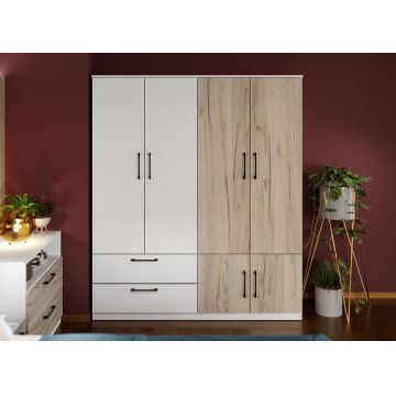 Dulap Relax Alb / Stejar k02 - C164/02