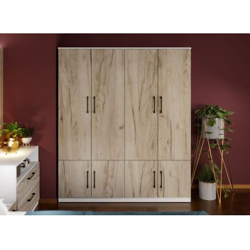 Dulap Relax Alb / Stejar k02 - C164/03