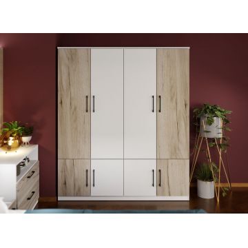 Dulap Relax Alb / Stejar k02 - C164/04