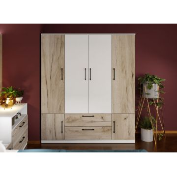 Dulap Relax Alb / Stejar k02 - C165/01