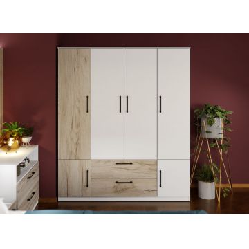 Dulap Relax Alb / Stejar k02 - C165/02