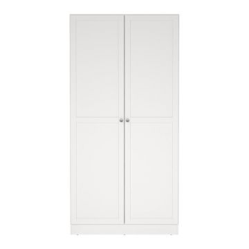Șifonier alb 99x200x62 cm Billund – Tvilum