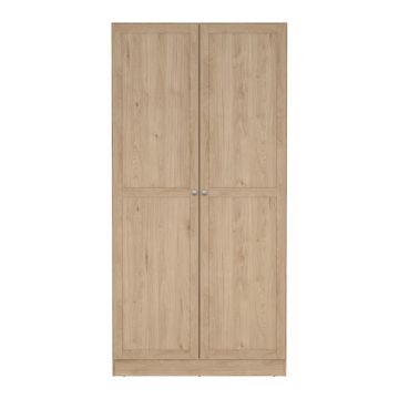 Șifonier în culoare naturală cu aspect de lemn de stejar 99x200x62 cm Billund – Tvilum